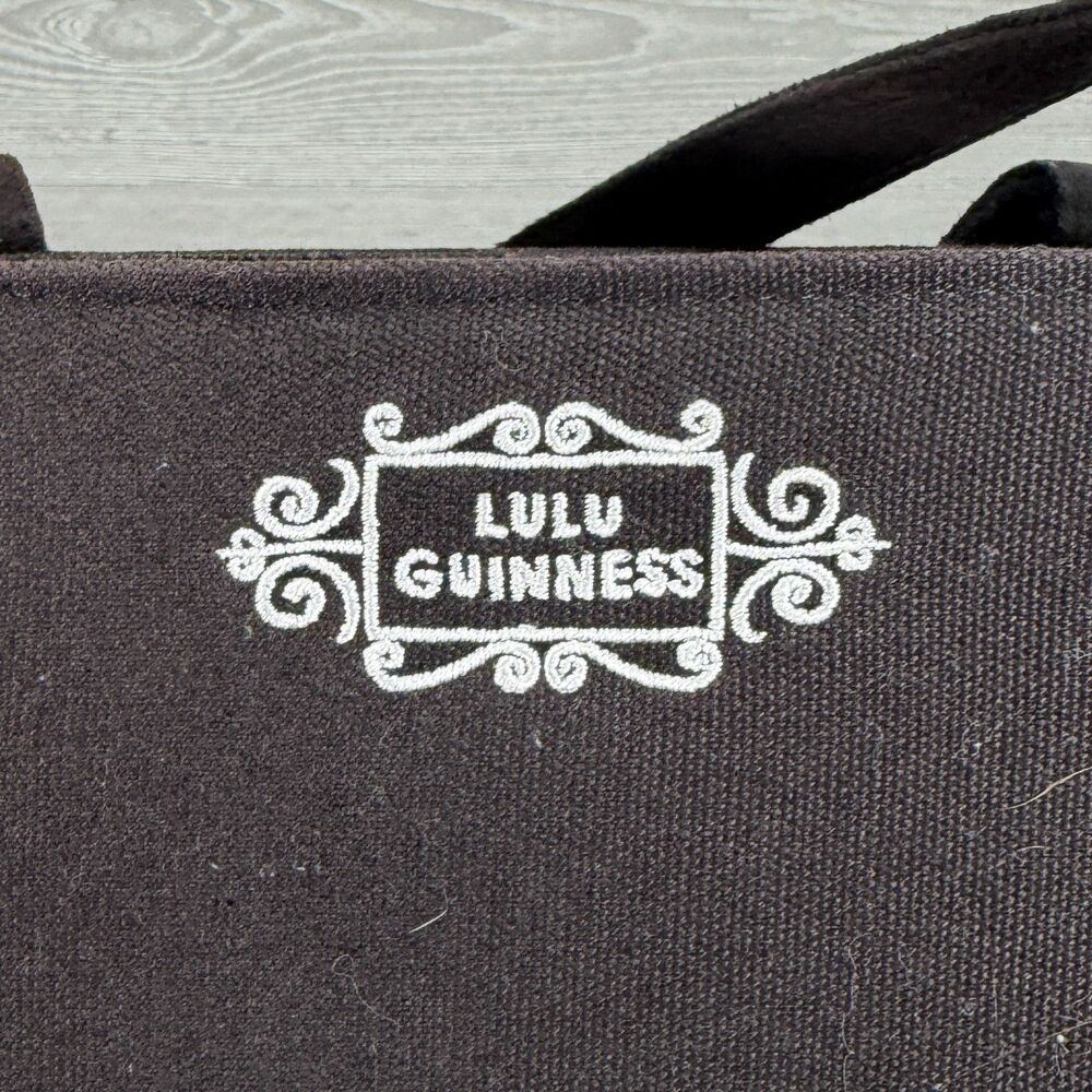 Lulu Guinness Astrology Zodiac Flowers Embroidered 100% Cotton Handbag - FLAWS - Picture 6 of 12